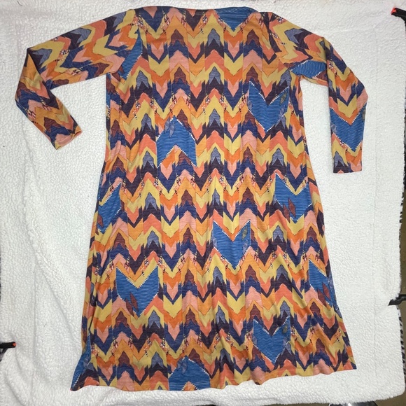 Women’s Medium Multi-Color LuLaRoe Sarah Duster Cardigan - Picture 2 of 15